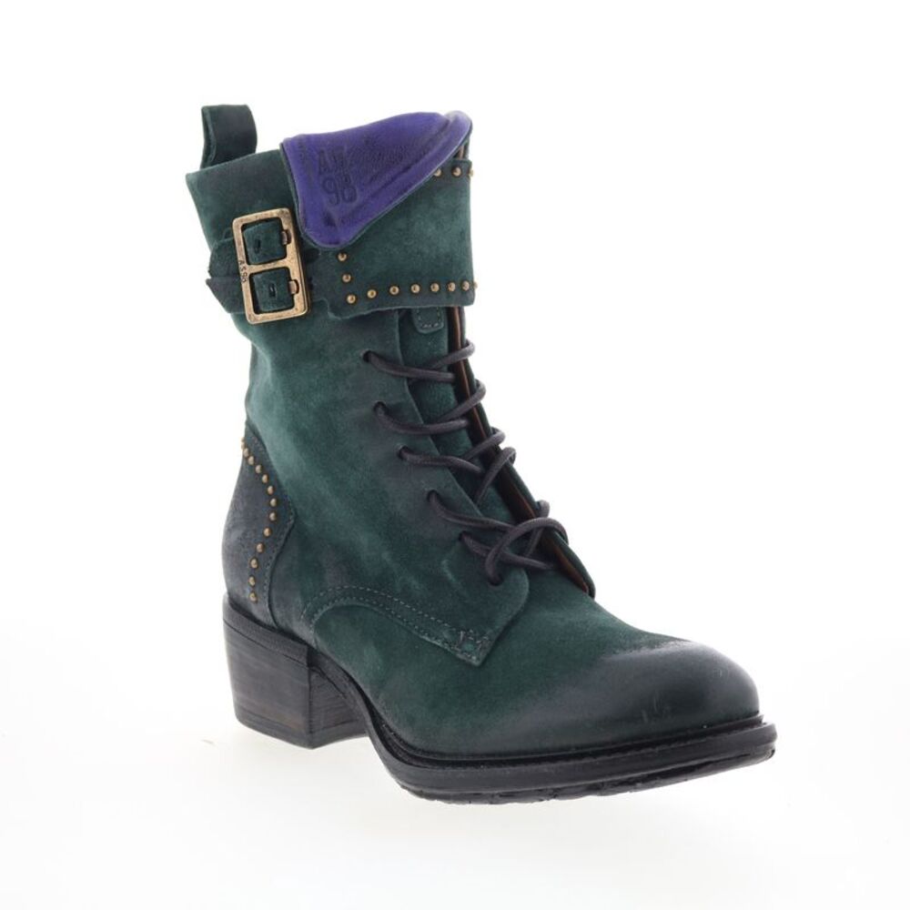 A.S. 98 Womens Cree Green Boots (NWT) - Picture 2 of 7